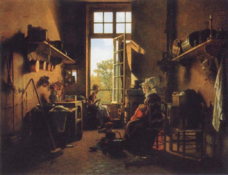 Kucheninterieur, Martin Drolling